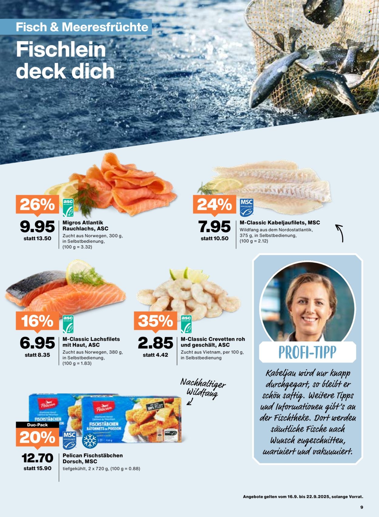 Catalogue Migros - 16.9.2025 - 22.9.2025. Page 9. Page 9