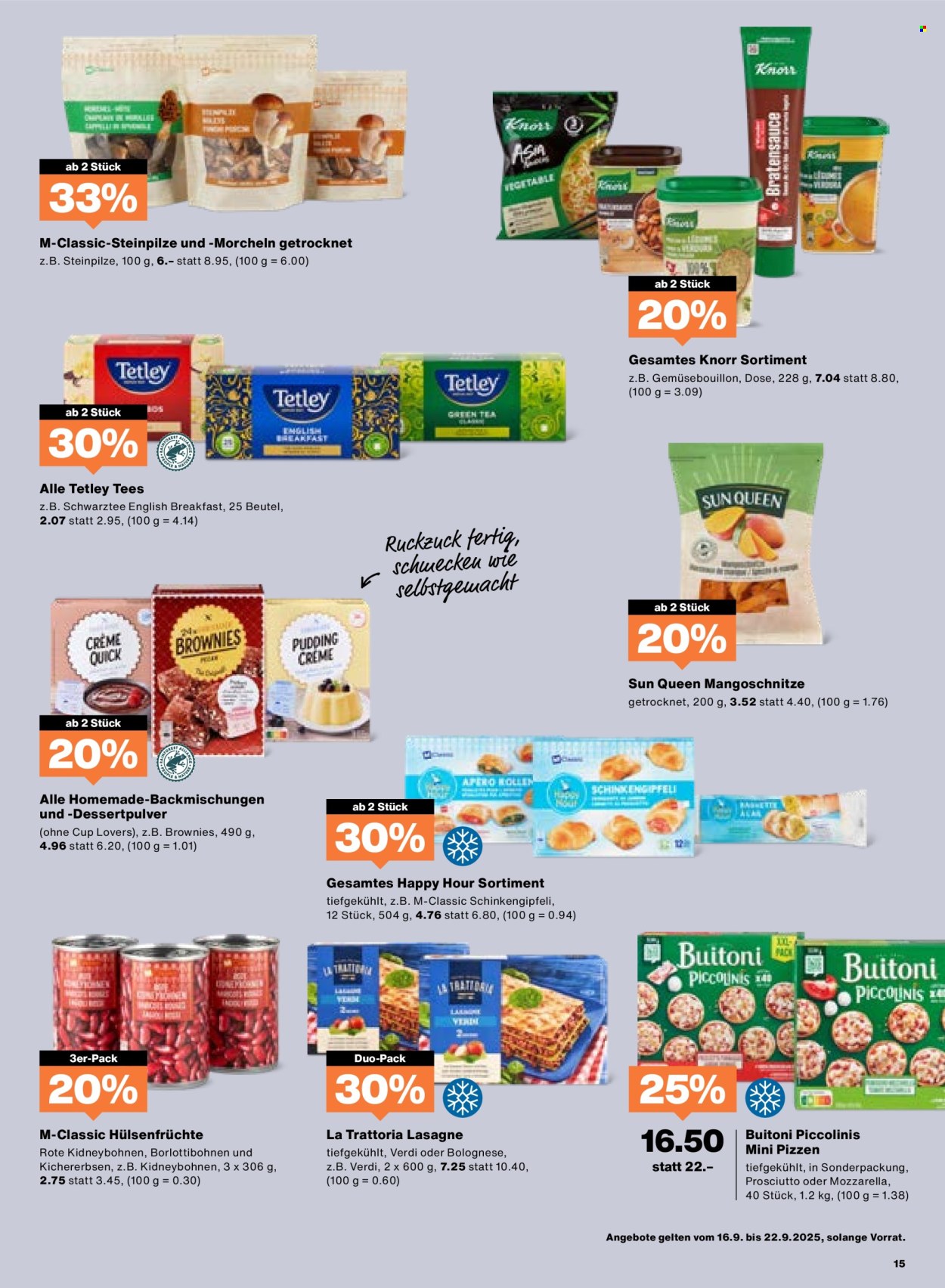 Catalogue Migros - 16.9.2025 - 22.9.2025. Page 15. Page 15