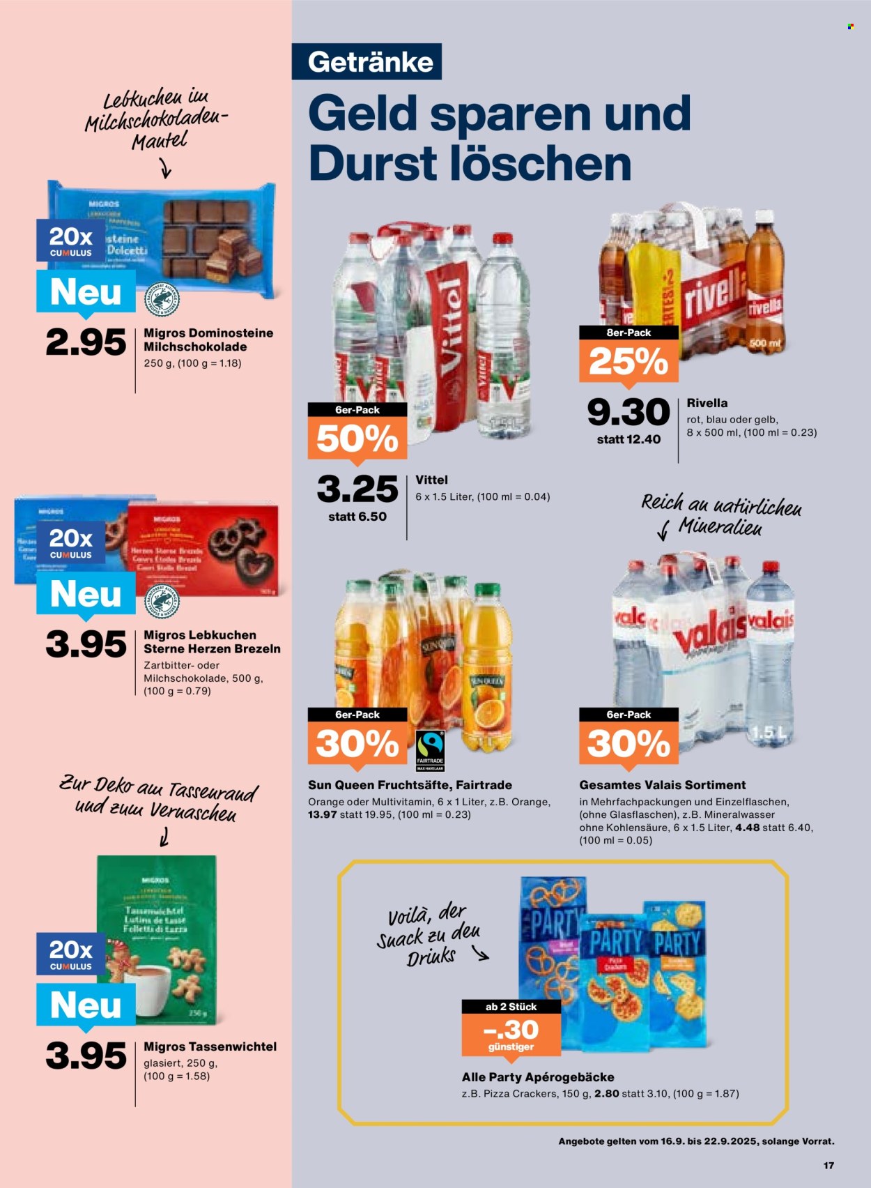 Catalogue Migros - 16.9.2025 - 22.9.2025. Page 17. Page 17