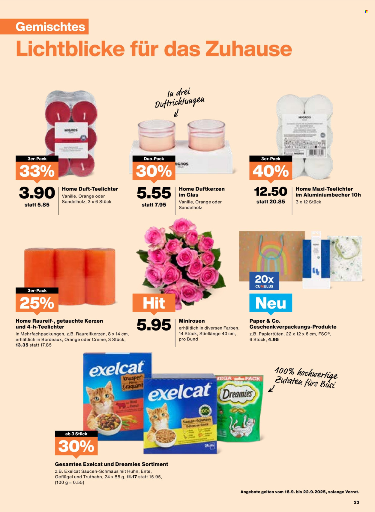 Catalogue Migros - 16.9.2025 - 22.9.2025. Page 23. Page 23
