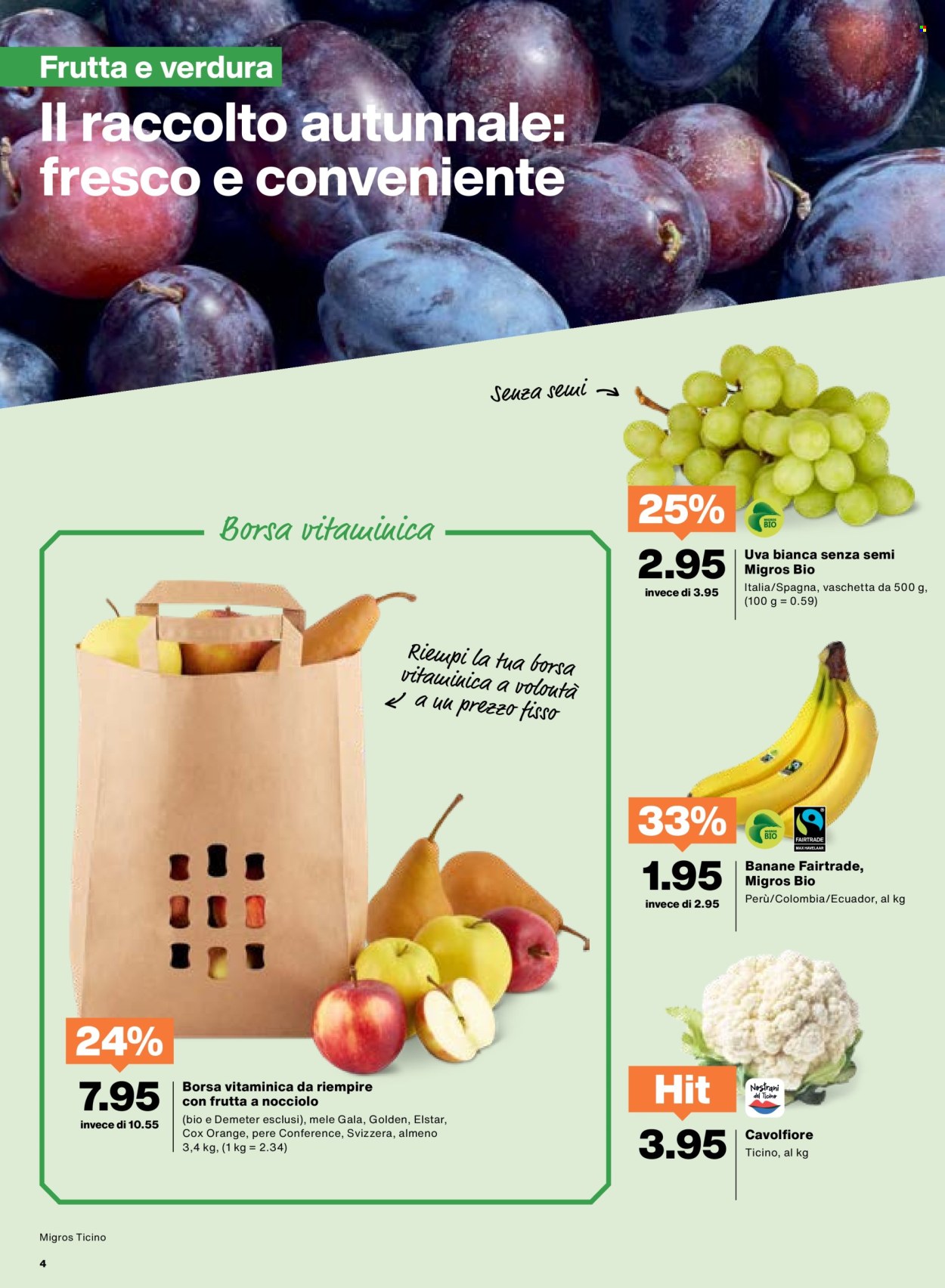 Catalogue Migros - 16.9.2025 - 22.9.2025. Page 4. Page 4