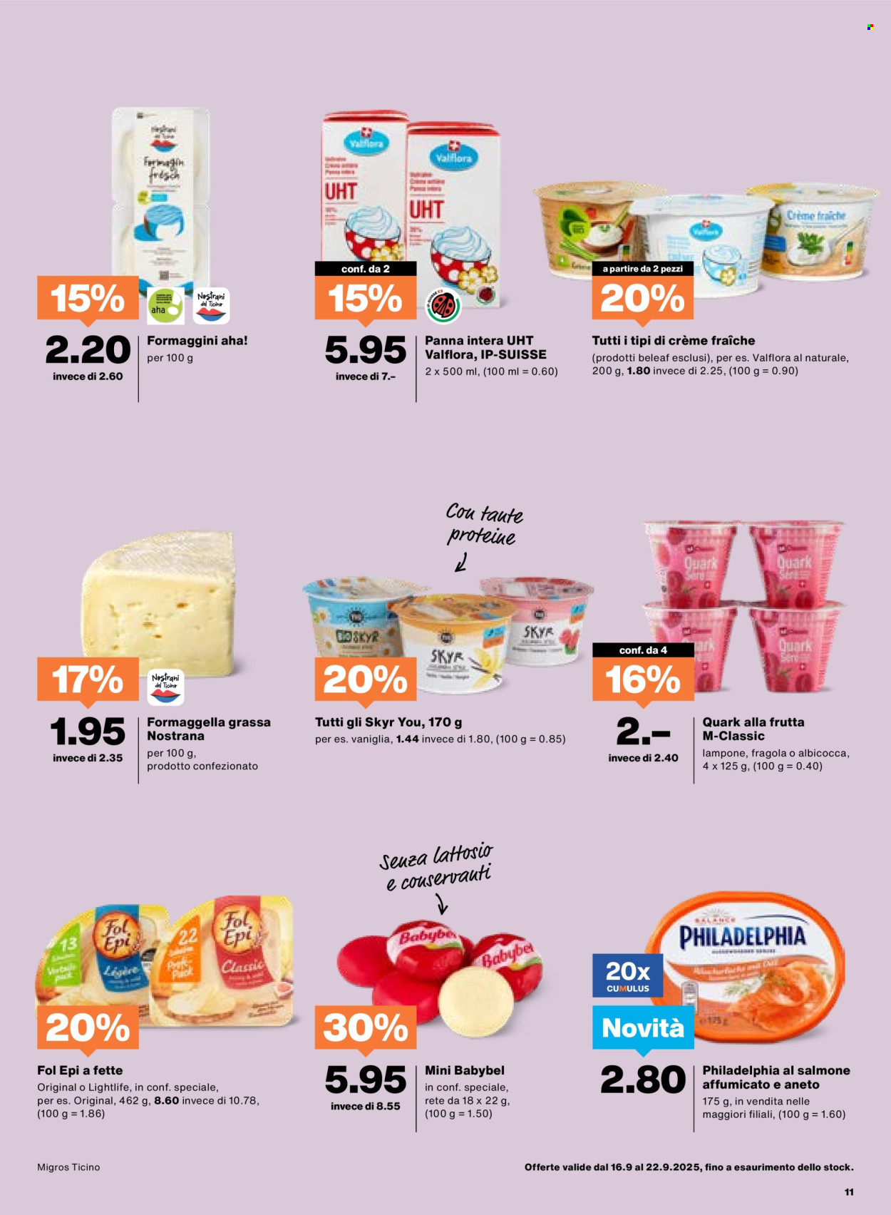 Catalogue Migros - 16.9.2025 - 22.9.2025. Page 11. Page 11