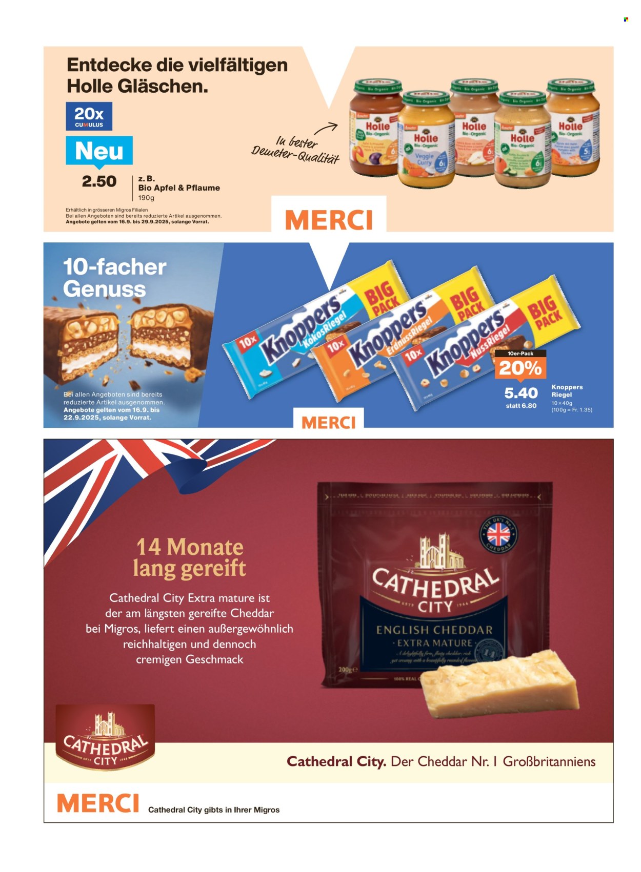 Catalogue Migros - 16.9.2025 - 22.9.2025. Page 34. Page 34