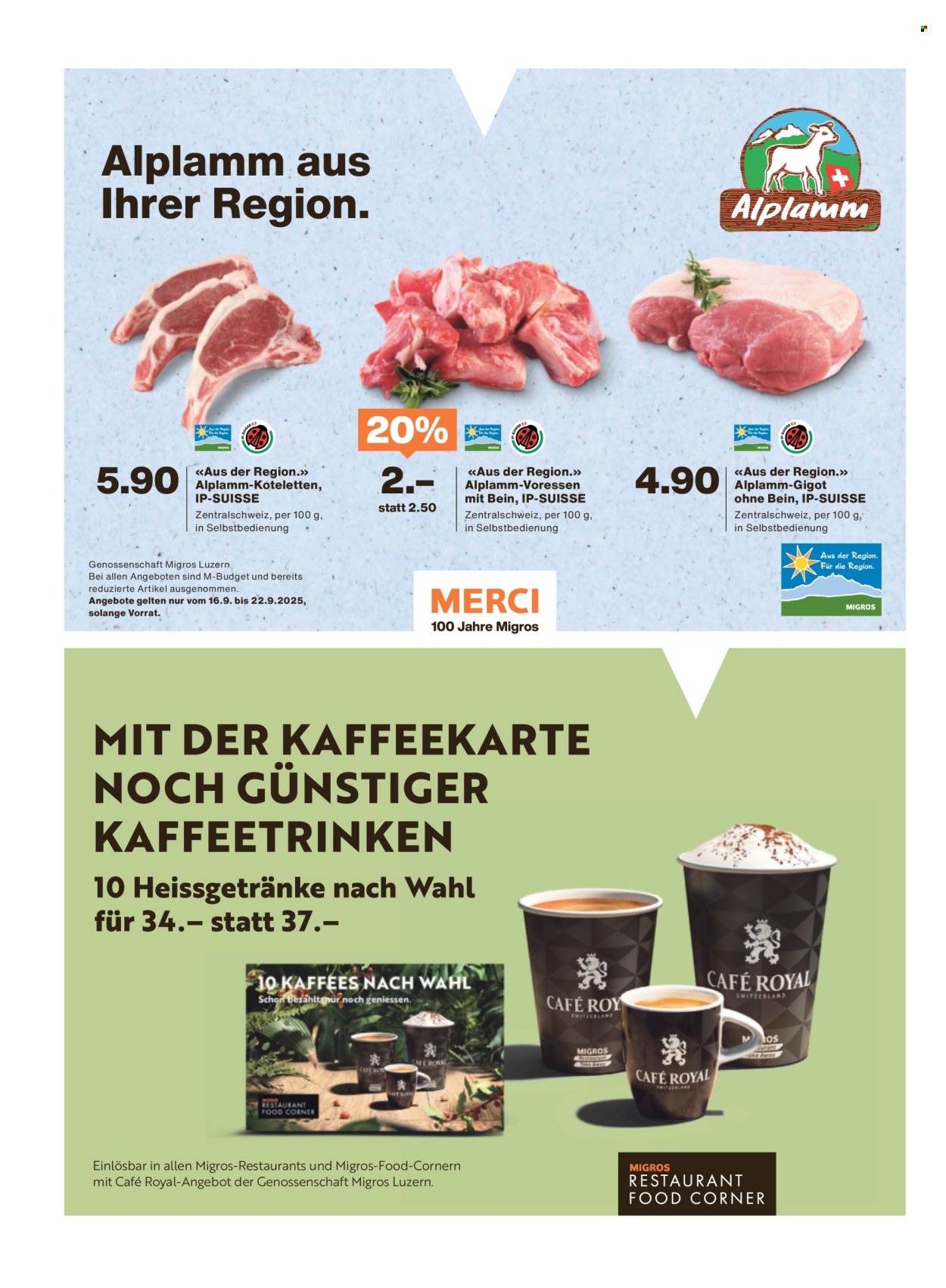 Catalogue Migros - 16.9.2025 - 22.9.2025. Page 38. Page 38