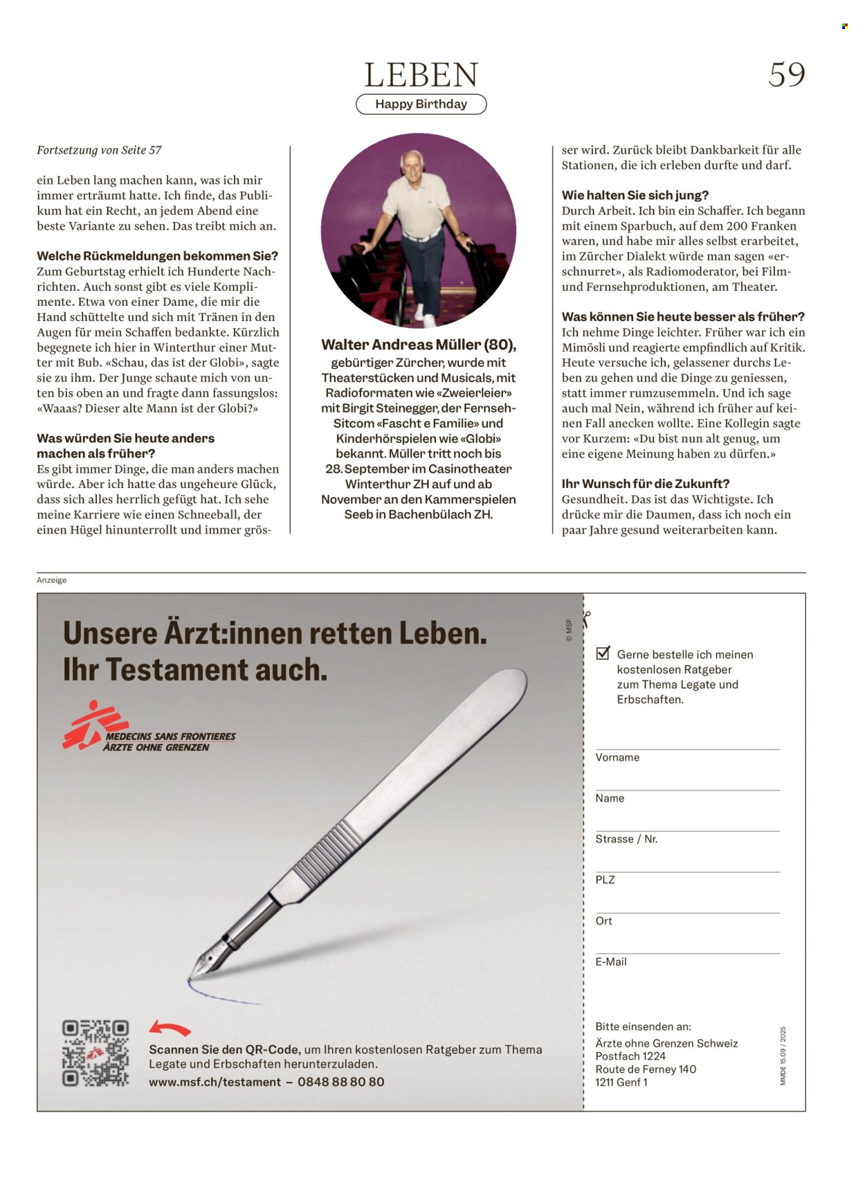 Catalogue Migros - 16.9.2025 - 22.9.2025. Page 59. Page 59