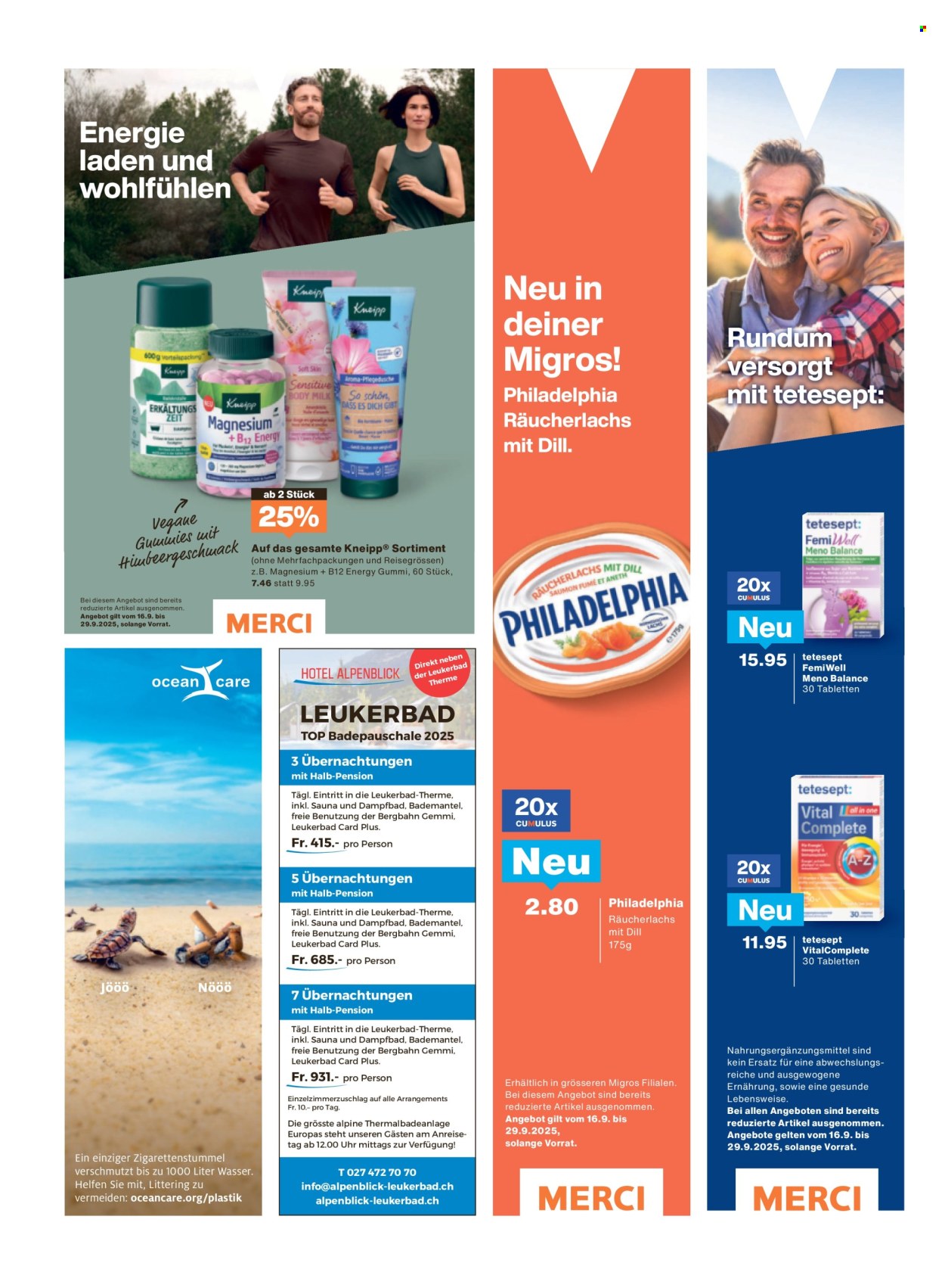 Catalogue Migros - 16.9.2025 - 22.9.2025. Page 62. Page 62