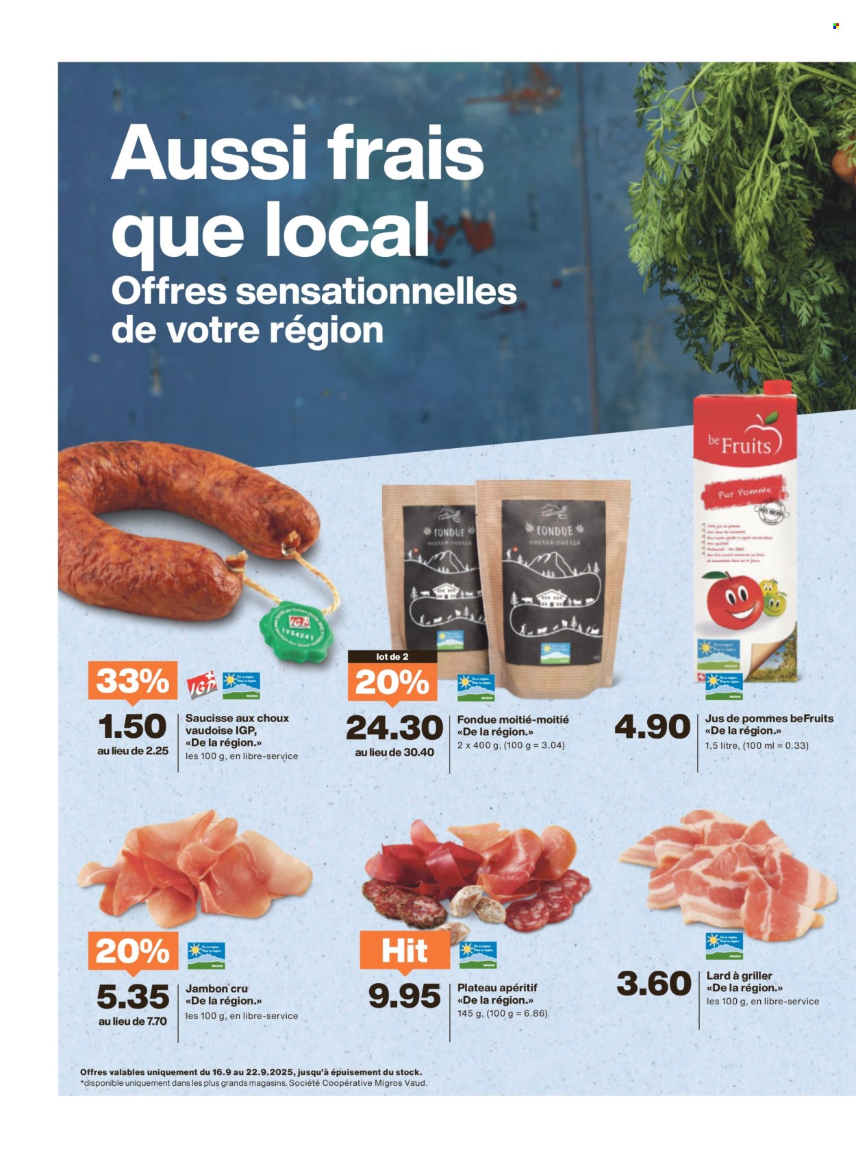 Catalogue Migros - 16.9.2025 - 22.9.2025. Page 2. Page 2