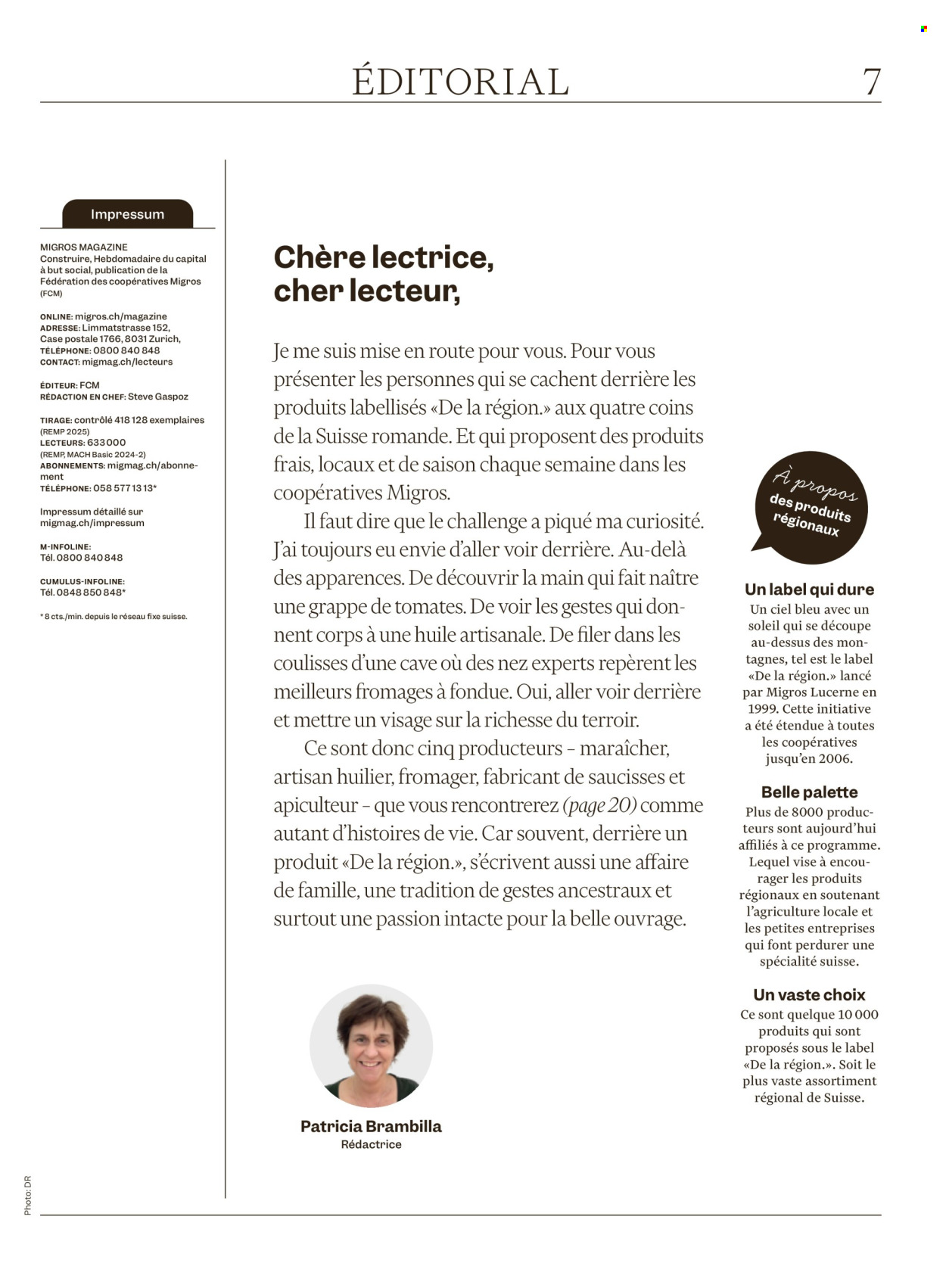 Catalogue Migros - 16.9.2025 - 22.9.2025. Page 7. Page 7