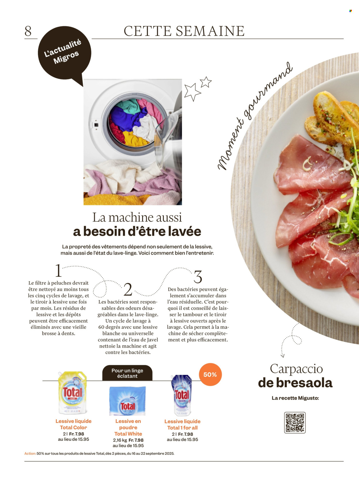 Catalogue Migros - 16.9.2025 - 22.9.2025. Page 8. Page 8