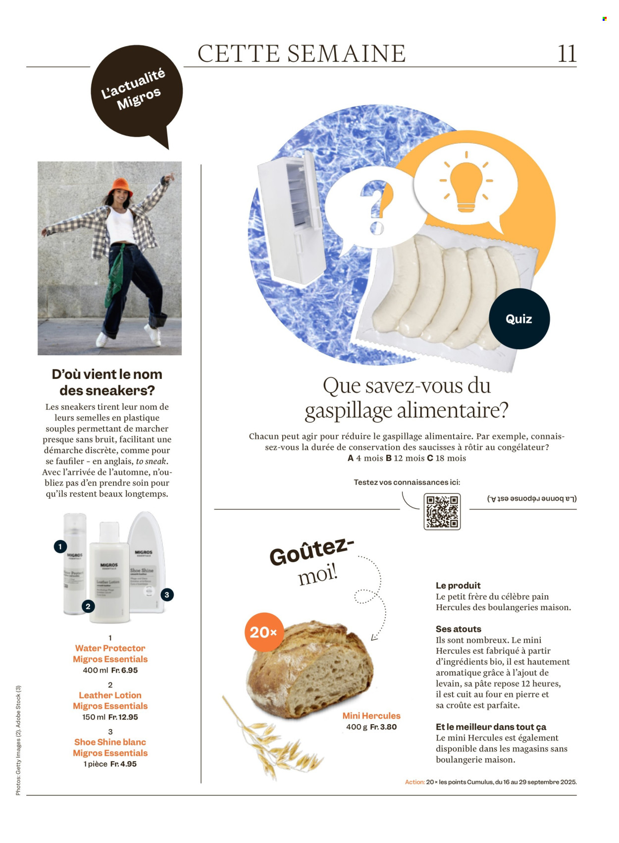 Catalogue Migros - 16.9.2025 - 22.9.2025. Page 11. Page 11