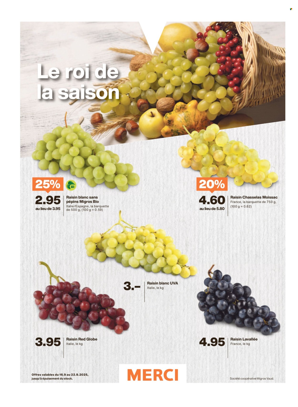 Catalogue Migros - 16.9.2025 - 22.9.2025. Page 32. Page 32
