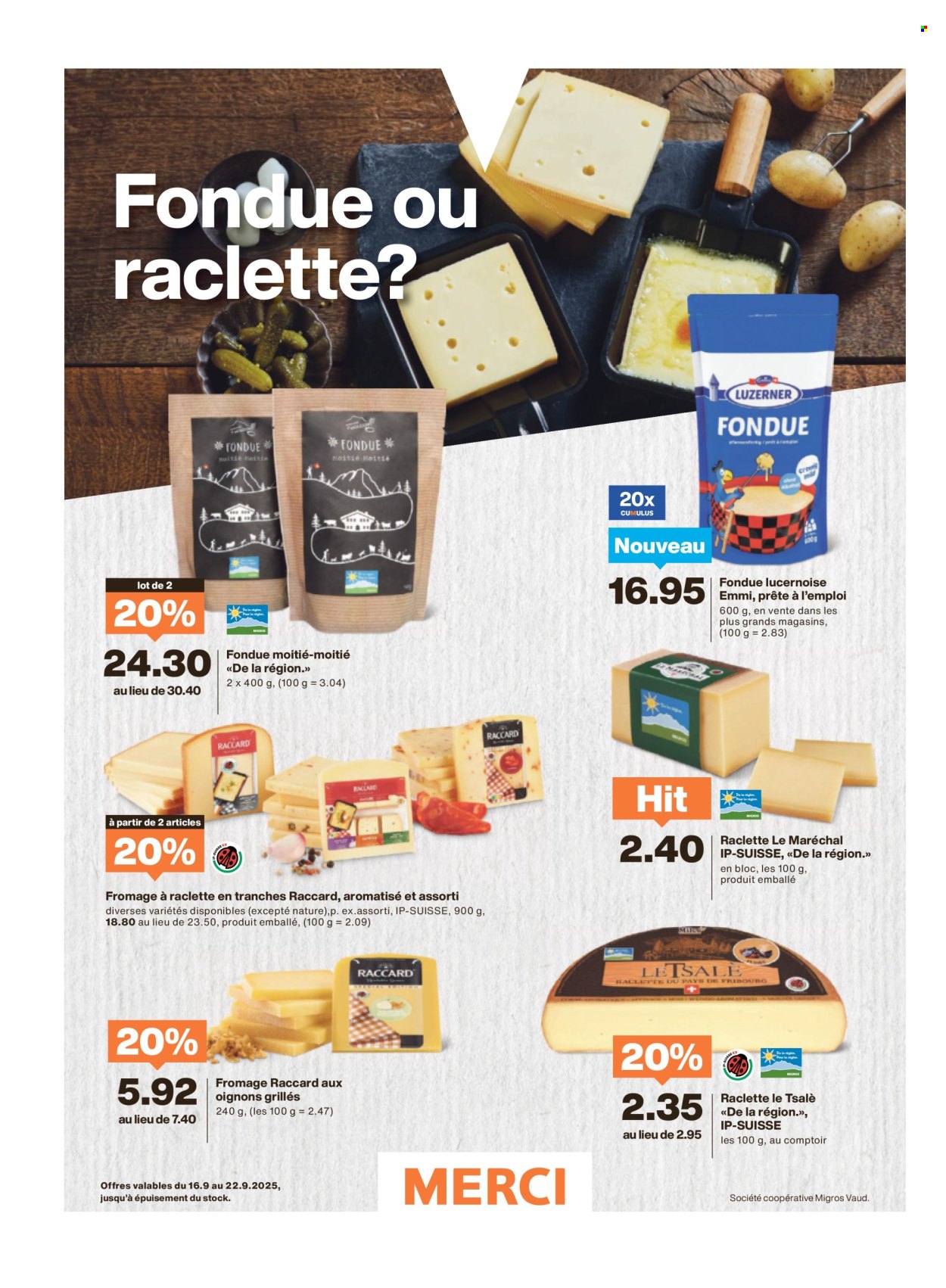 Catalogue Migros - 16.9.2025 - 22.9.2025. Page 34. Page 34