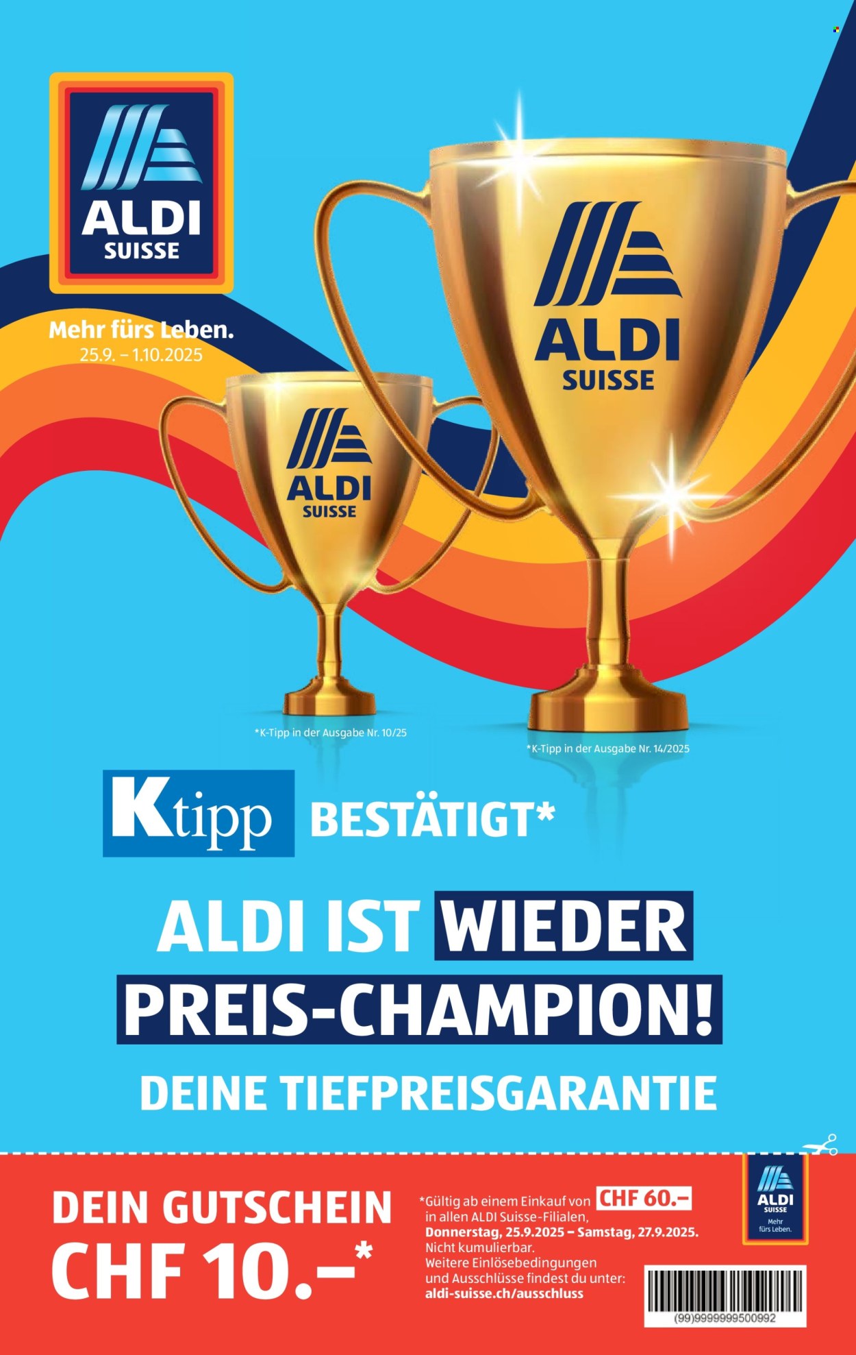 Catalogue Aldi - 25.9.2025 - 1.10.2025. Page 1. Page 1