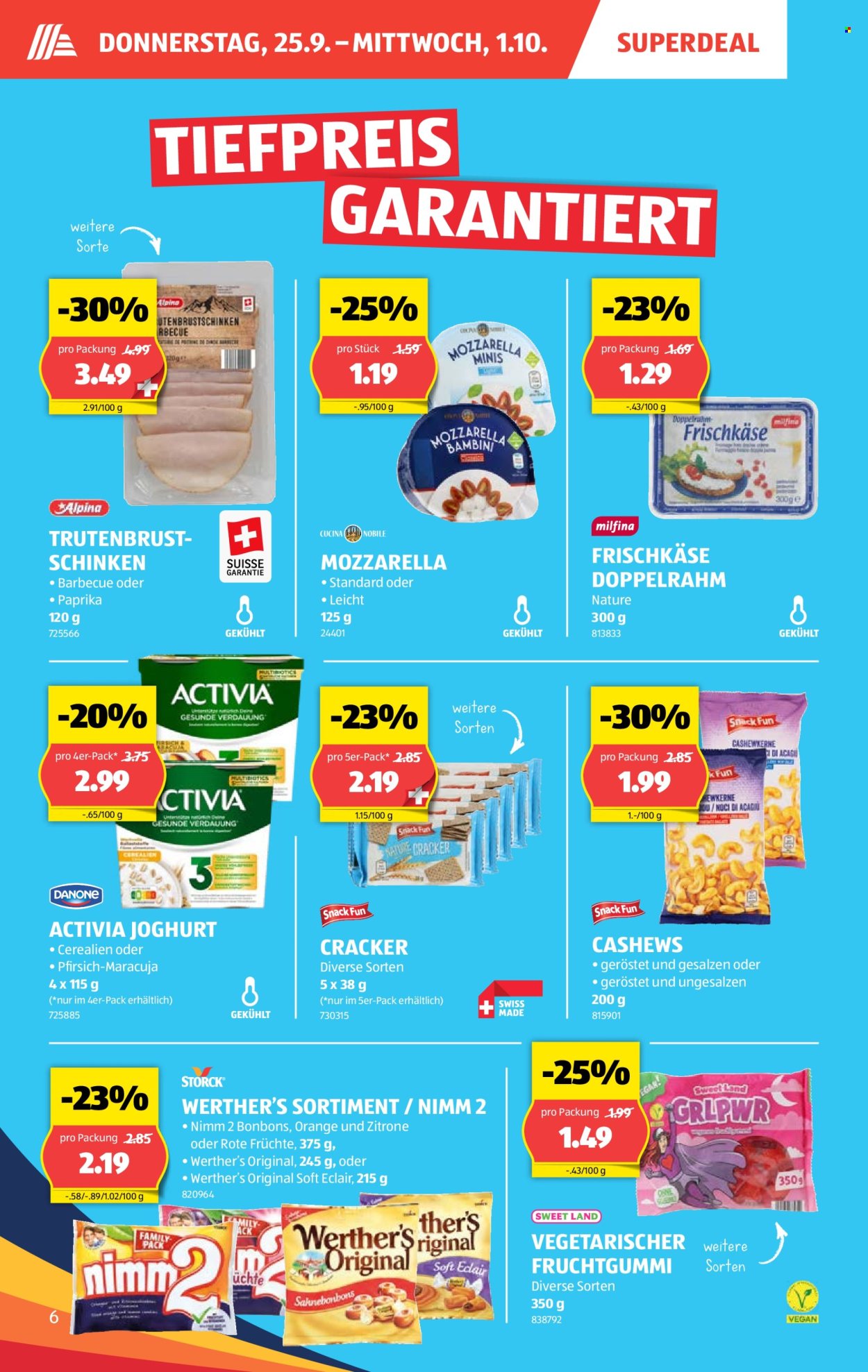 Catalogue Aldi - 25.9.2025 - 1.10.2025. Page 6. Page 6