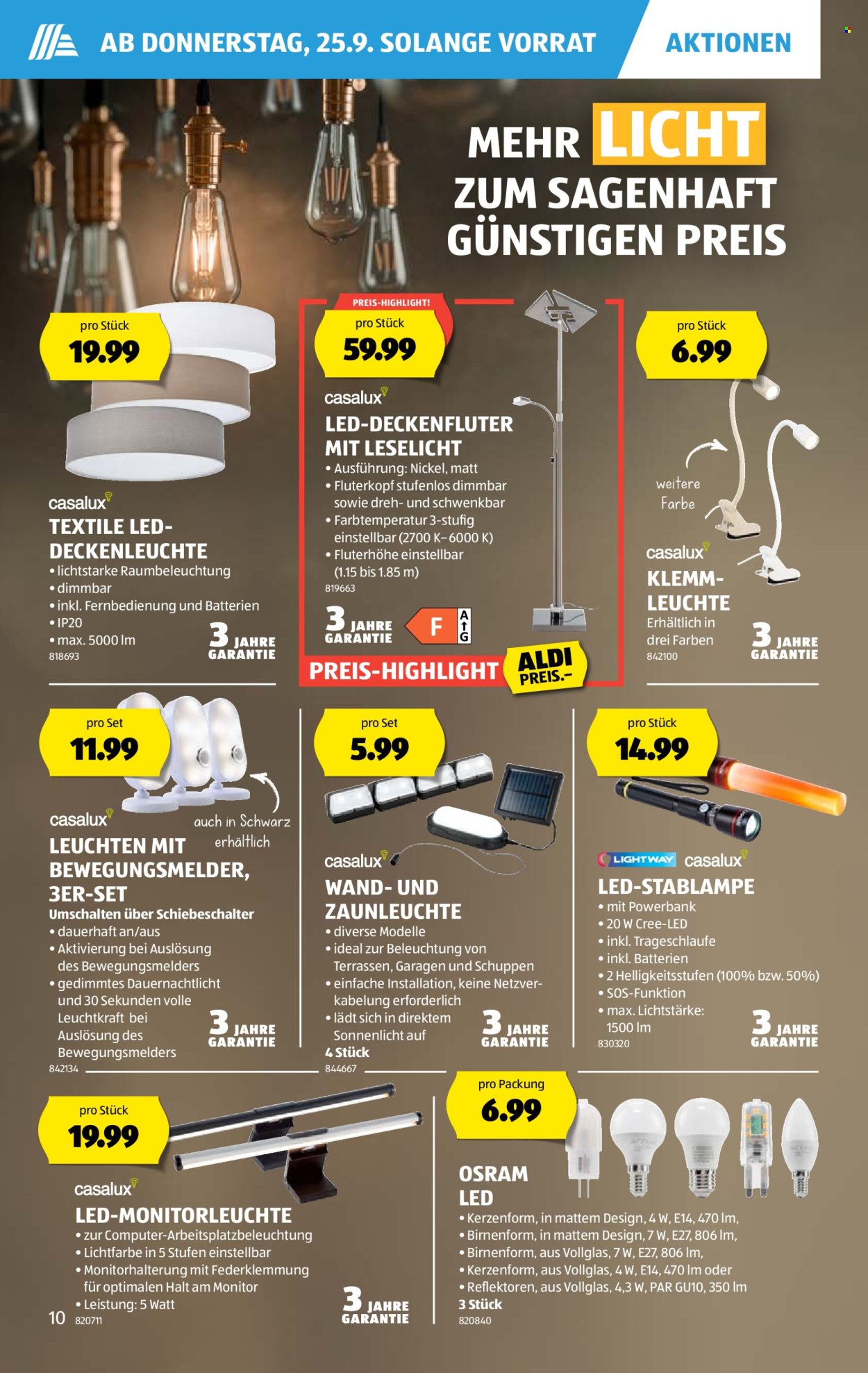 Catalogue Aldi - 25.9.2025 - 1.10.2025. Page 10. Page 10