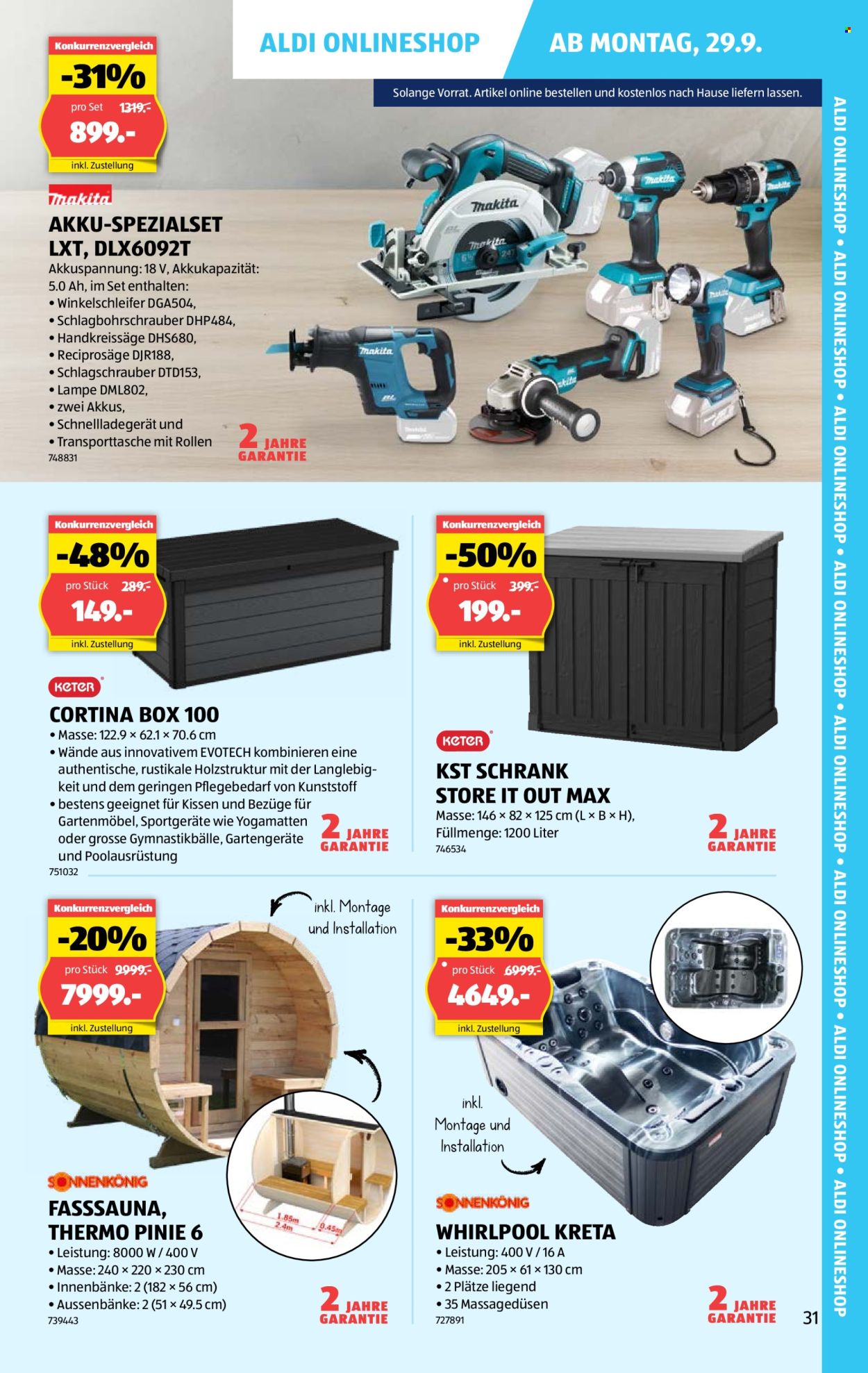 Catalogue Aldi - 25.9.2025 - 1.10.2025. Page 31. Page 31