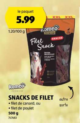 SNACKS DE FILET