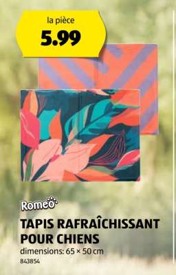Tapis rafraîchissant pour chiens
