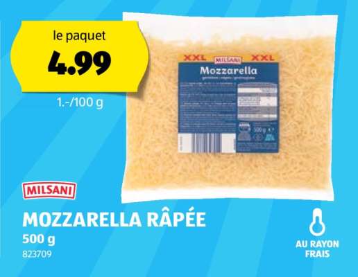MOZZARELLA RÂPÉE