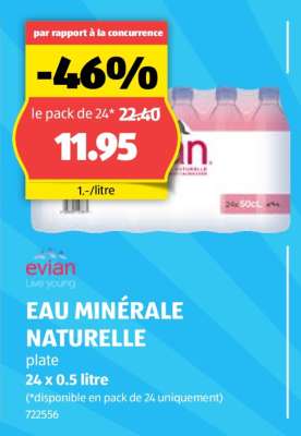 Evian Eau Minérale Naturelle