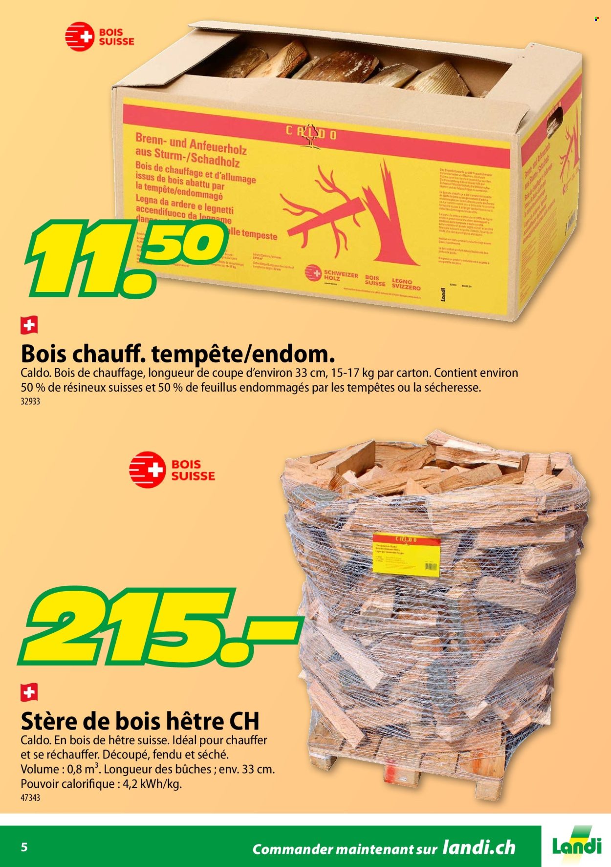 Catalogue Landi. Page 5. Page 5