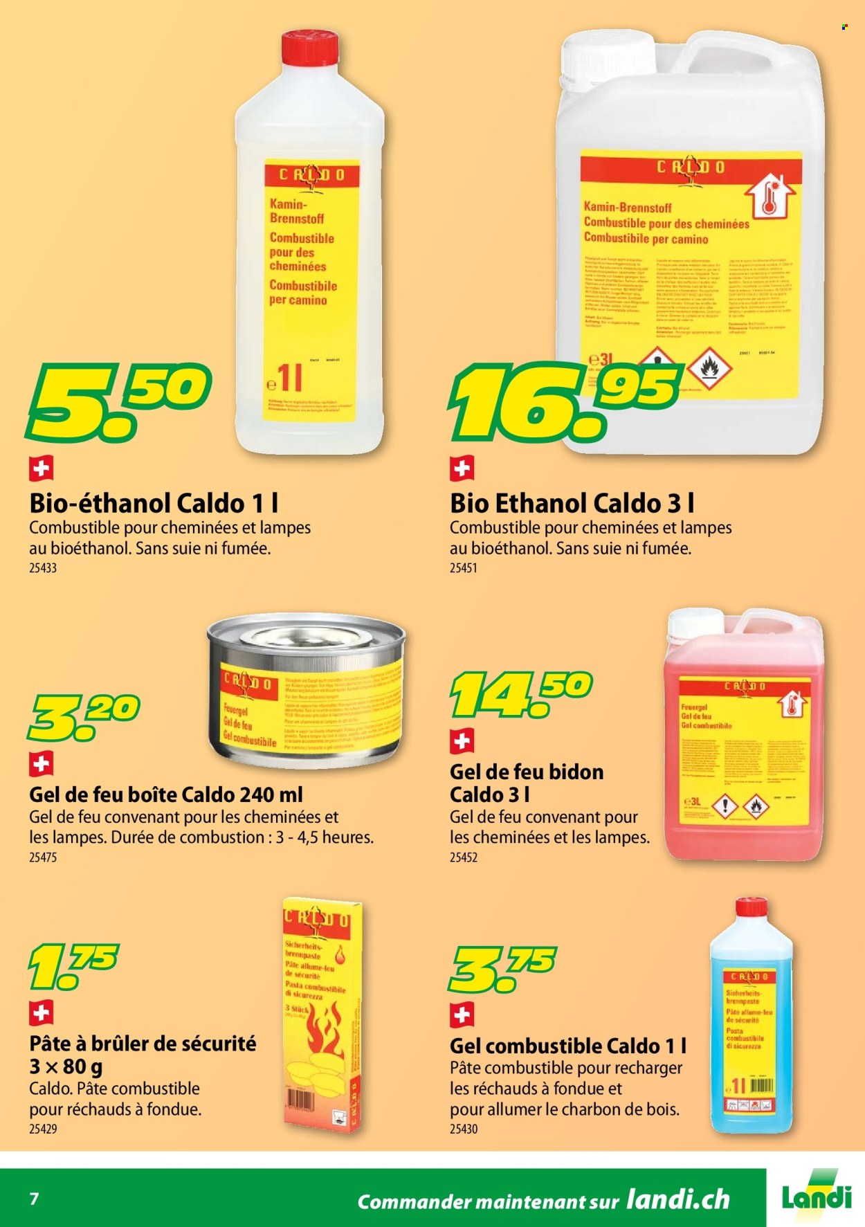 Catalogue Landi. Page 7. Page 7
