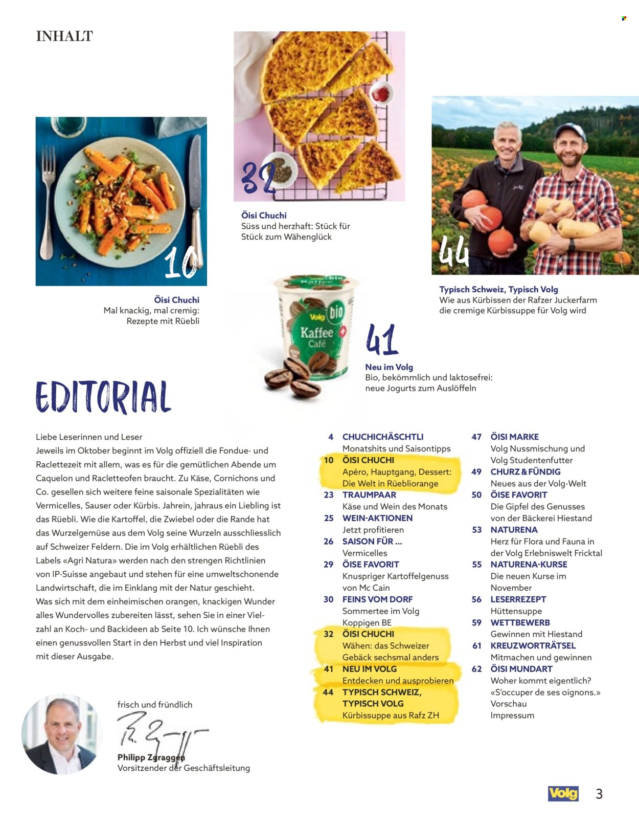 Catalogue Volg - 1.10.2025 - 31.10.2025. Page 3. Page 3