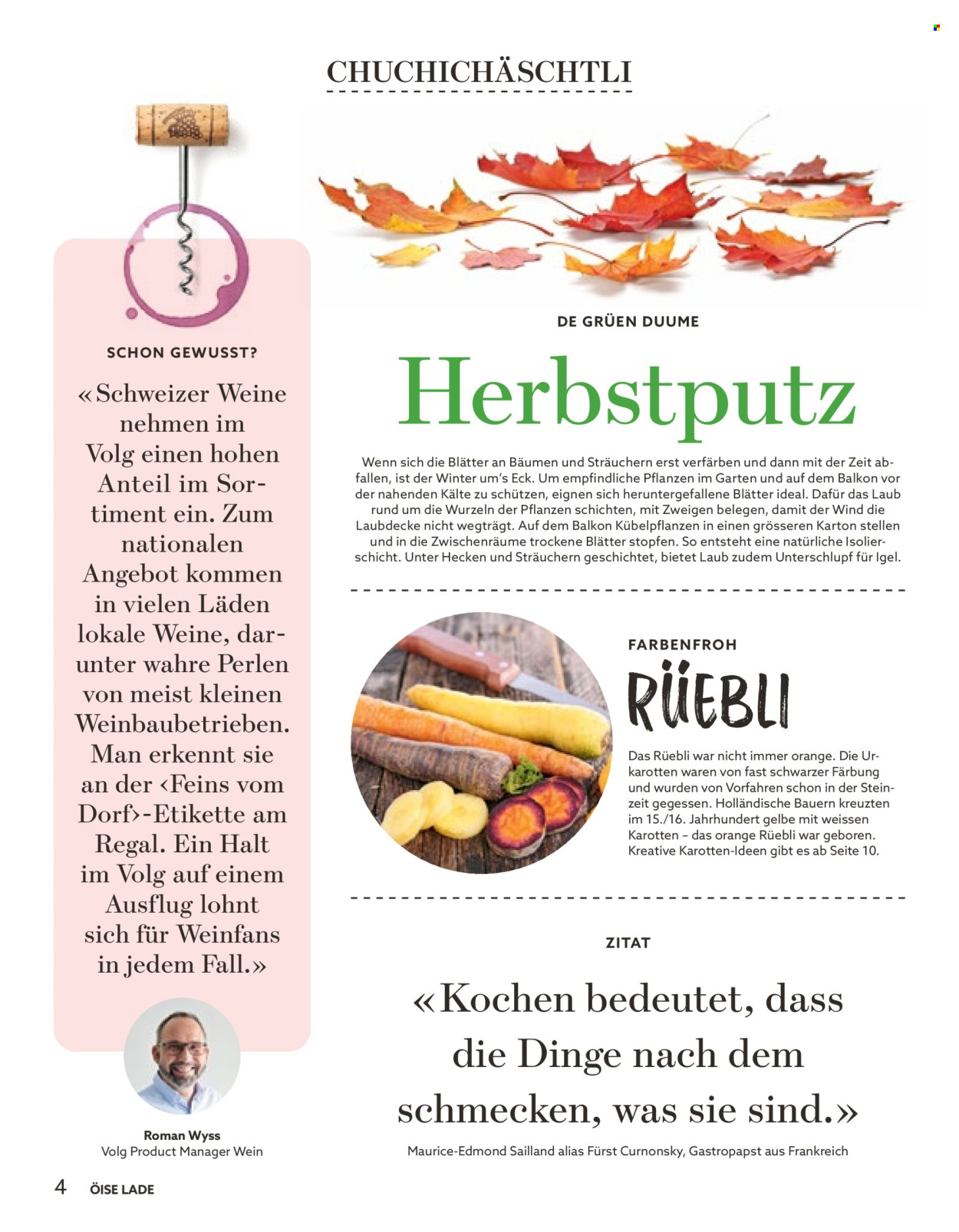 Catalogue Volg - 1.10.2025 - 31.10.2025. Page 4. Page 4