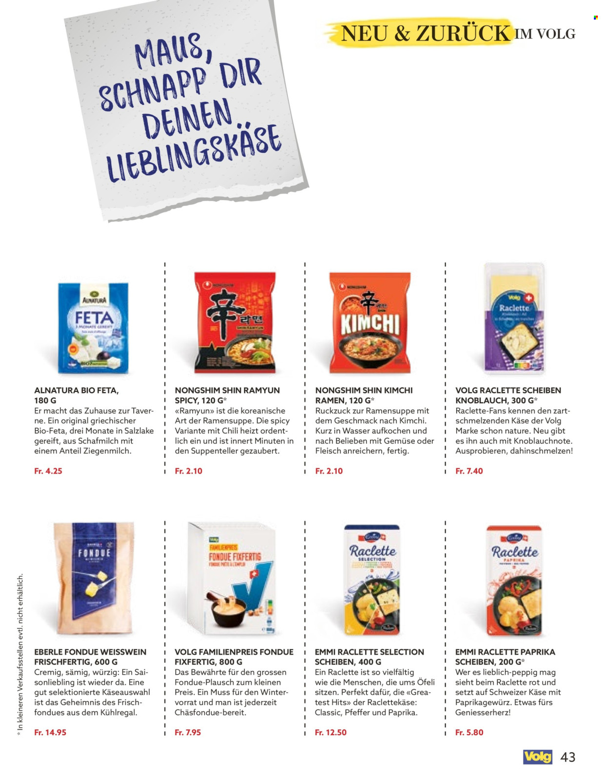 Catalogue Volg - 1.10.2025 - 31.10.2025. Page 43. Page 43