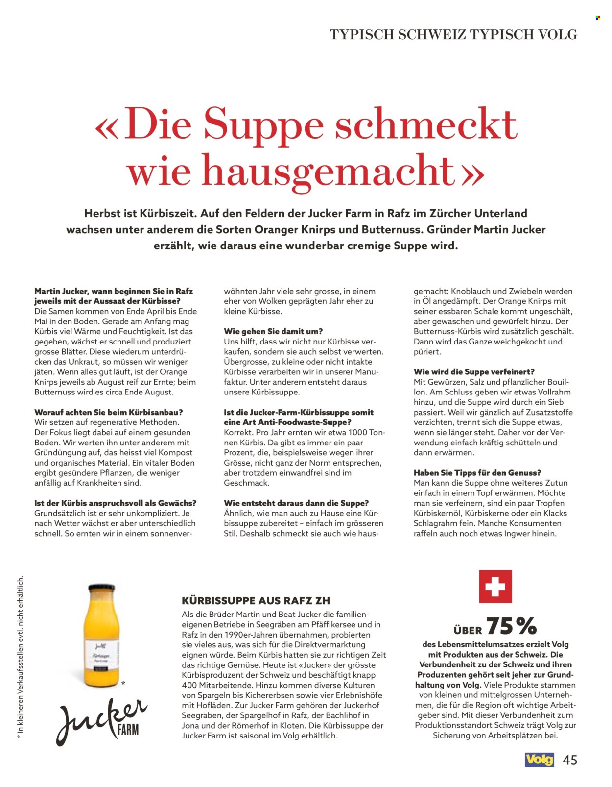Catalogue Volg - 1.10.2025 - 31.10.2025. Page 45. Page 45
