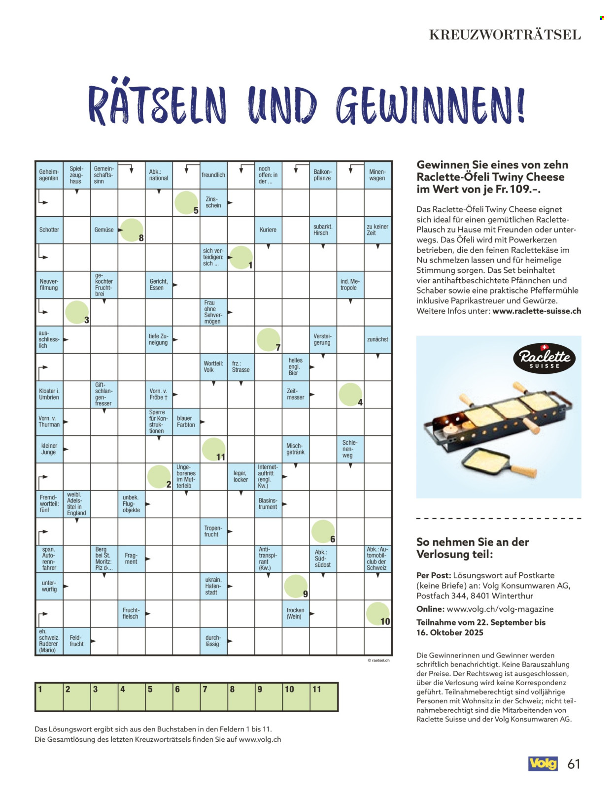 Catalogue Volg - 1.10.2025 - 31.10.2025. Page 61. Page 61