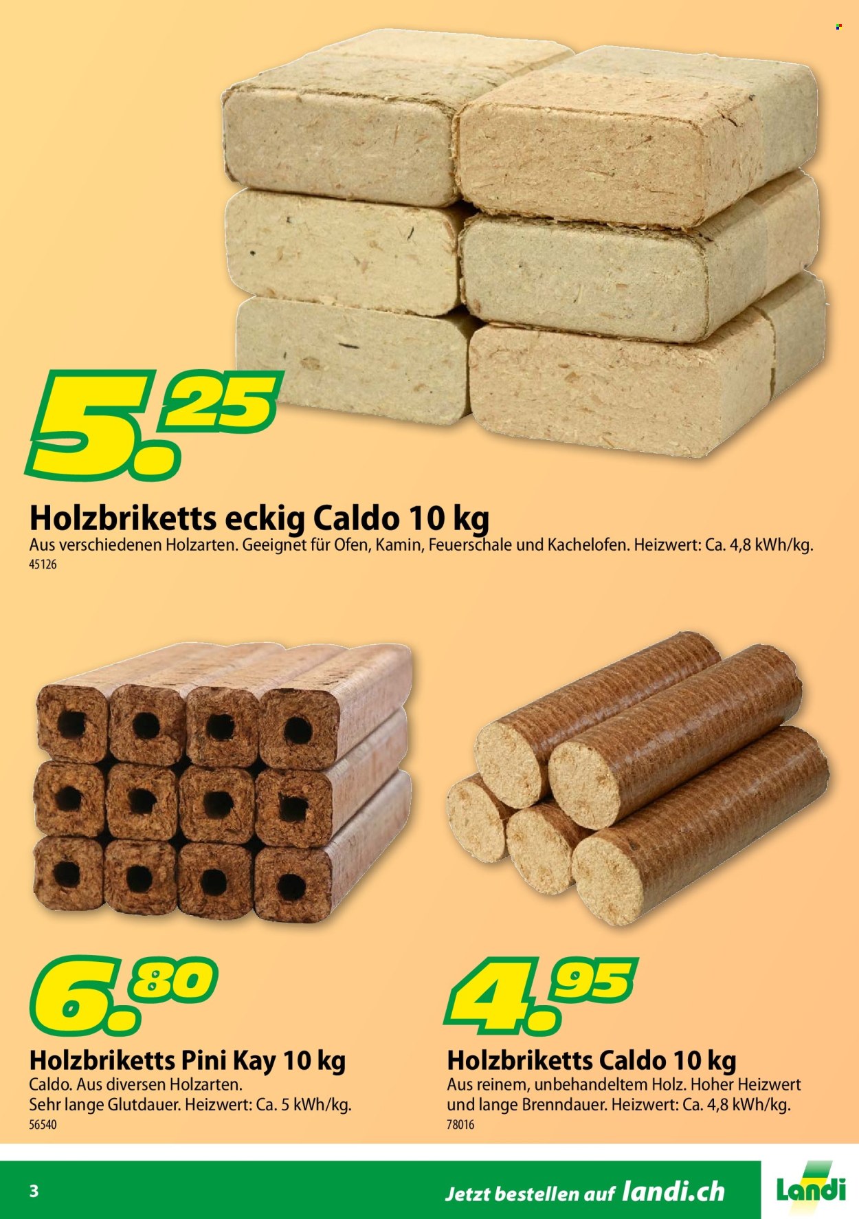 Catalogue Landi. Page 3. Page 3