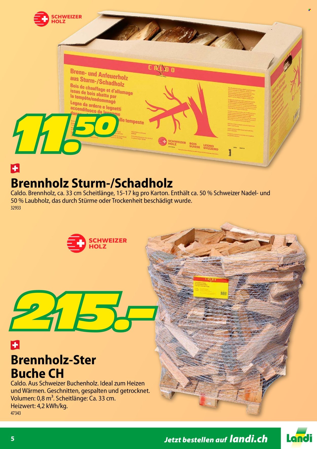 Catalogue Landi. Page 5. Page 5
