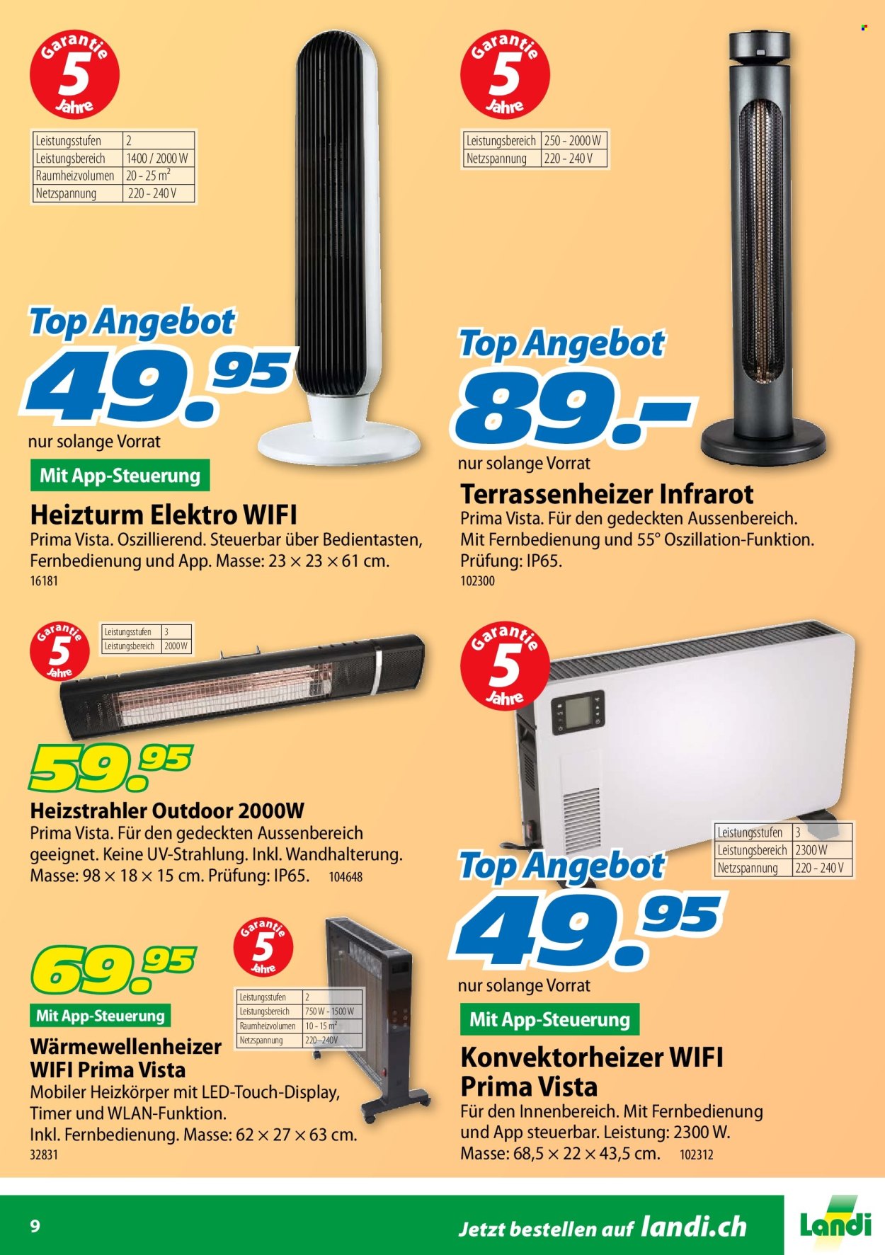 Catalogue Landi. Page 9. Page 9
