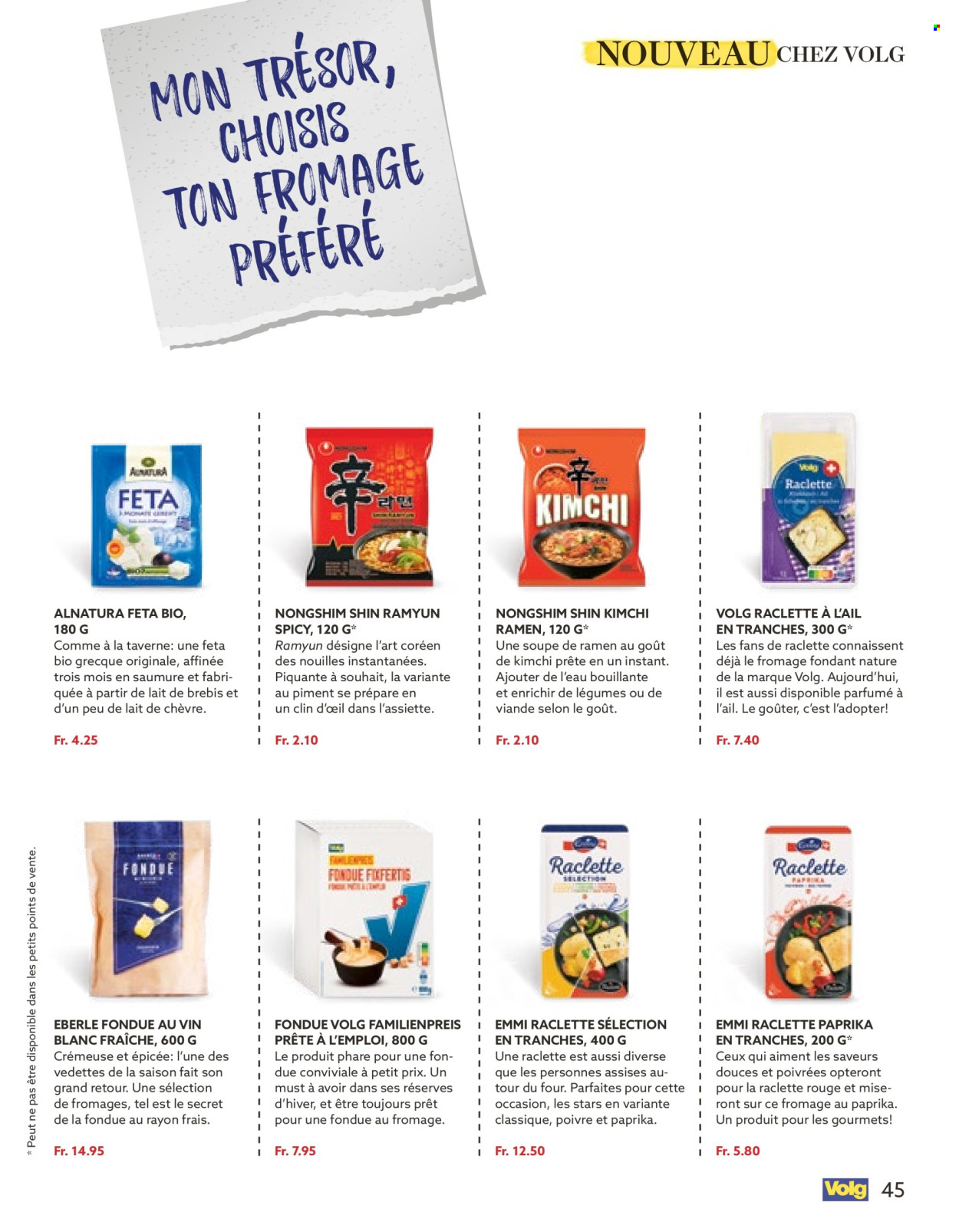 Catalogue Volg - 1.10.2025 - 31.10.2025. Page 45. Page 45