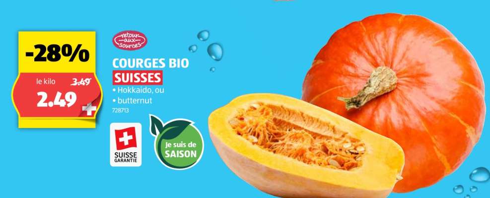 COURGES BIO SUISSES