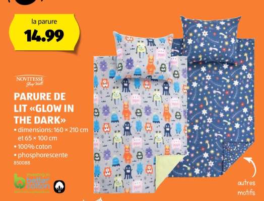 PARURE DE LIT «GLOW IN THE DARK»