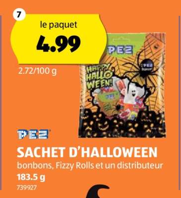 PEZ SACHET D'HALLOWEEN