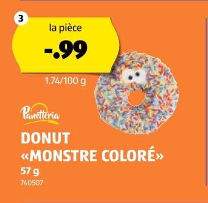 DONUT «MONSTRE COLORÉ»