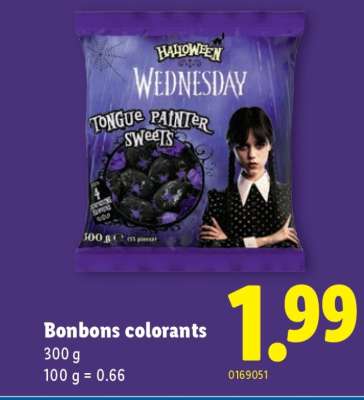 Bonbons colorants