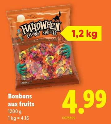 Bonbons aux fruits