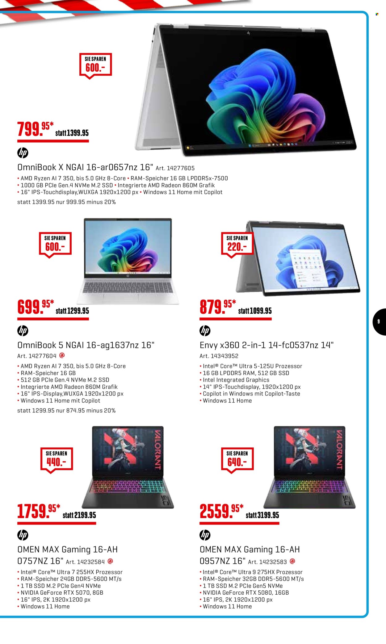 Catalogue Interdiscount - 6.10.2025 - 19.10.2025. Page 9. Page 9