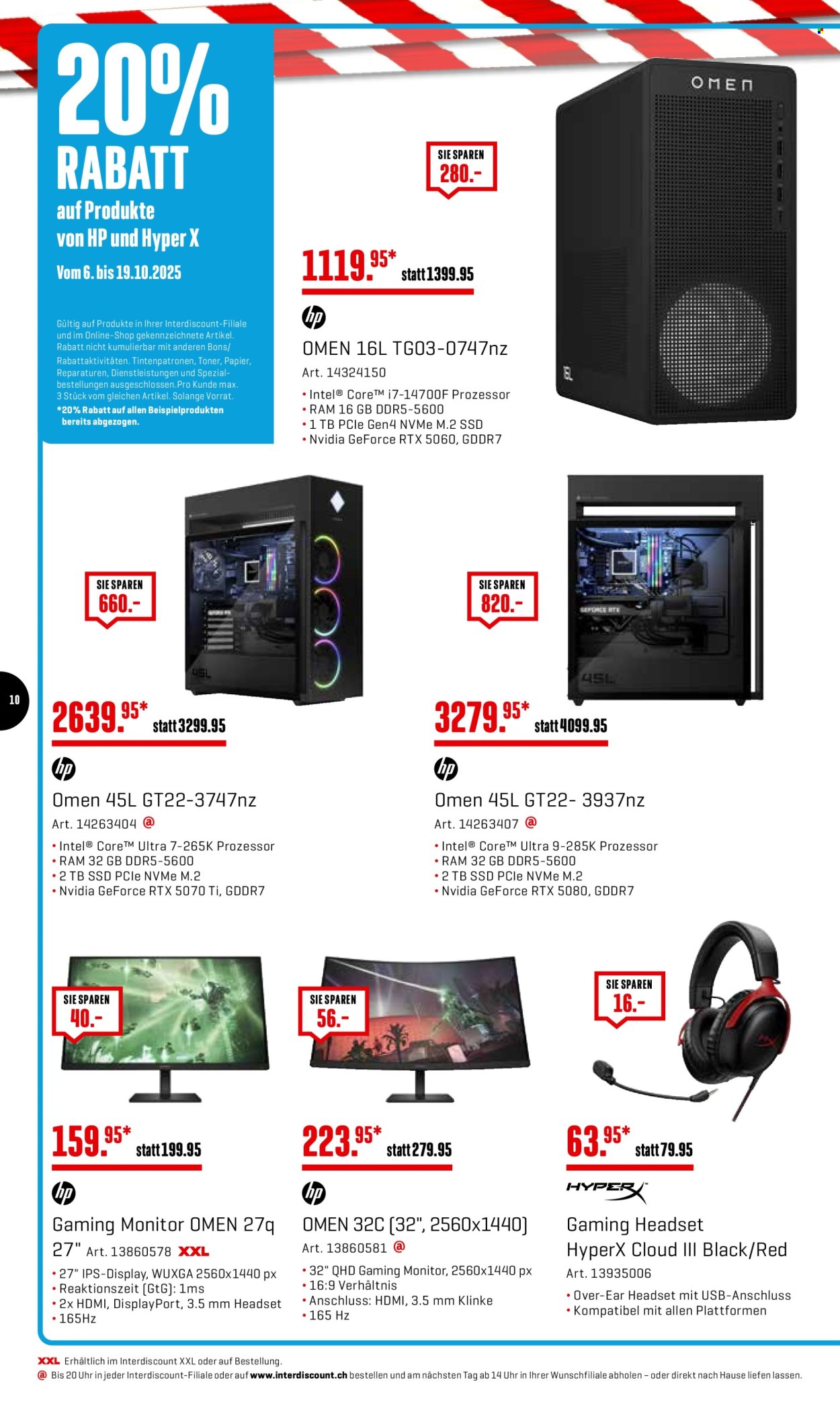 Catalogue Interdiscount - 6.10.2025 - 19.10.2025. Page 10. Page 10