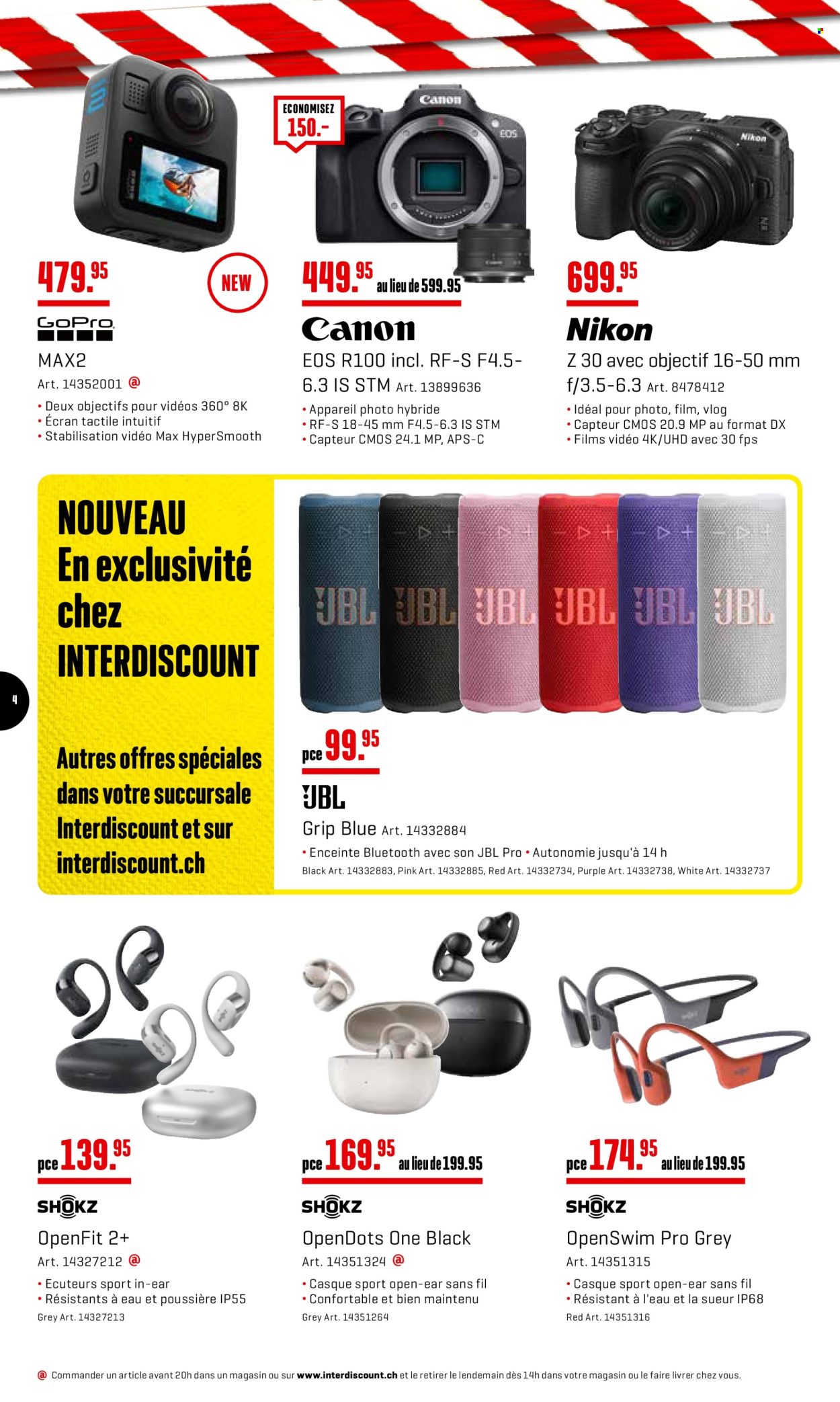 Catalogue Interdiscount - 6.10.2025 - 19.10.2025. Page 4. Page 4