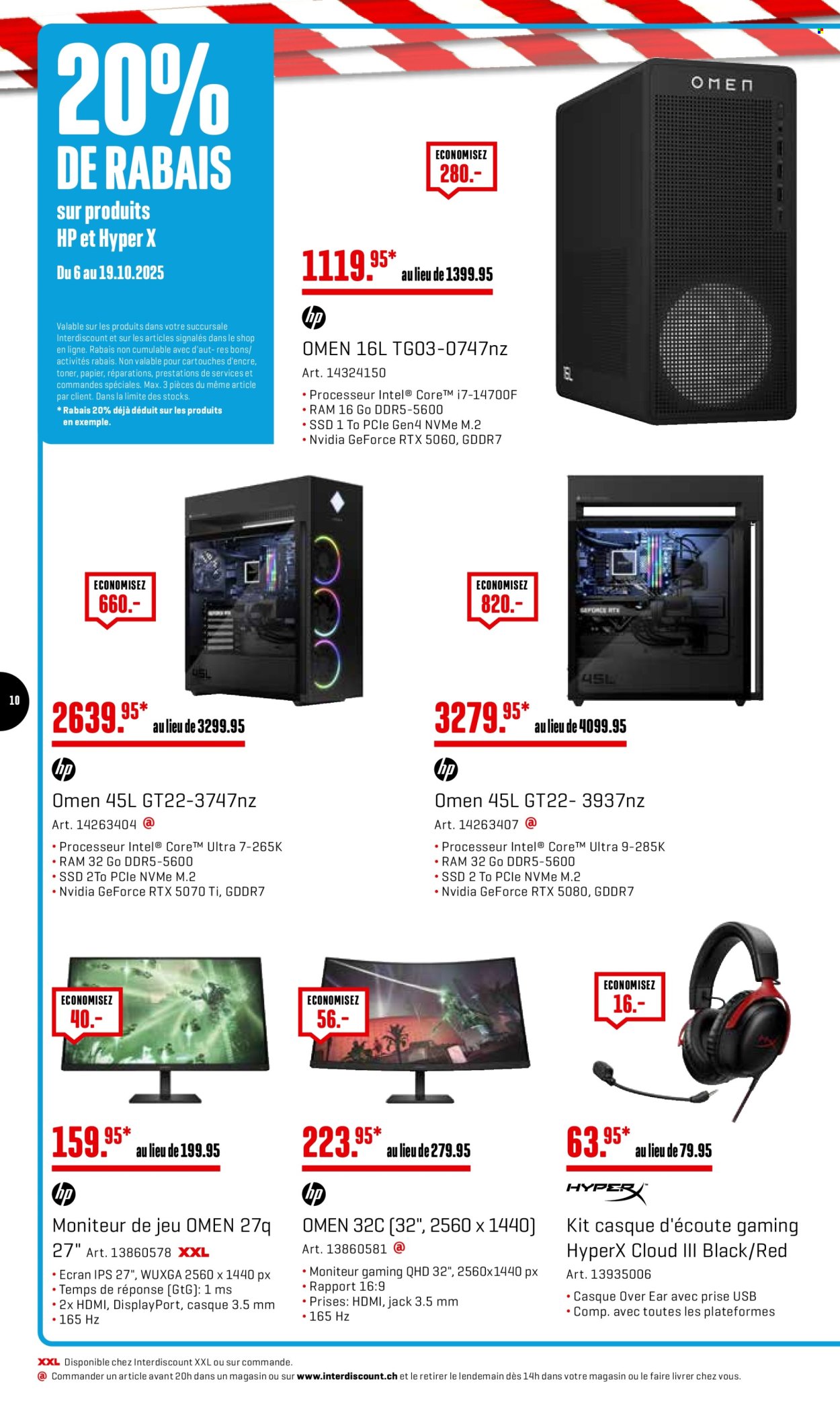 Catalogue Interdiscount - 6.10.2025 - 19.10.2025. Page 10. Page 10