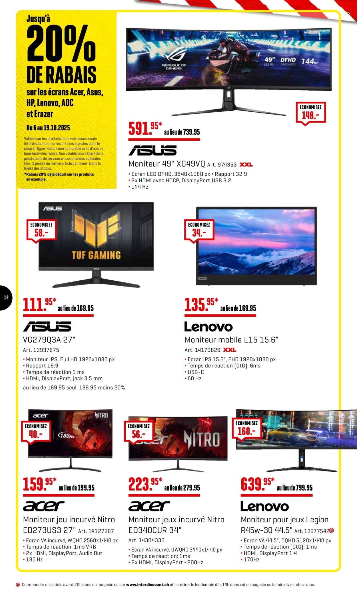 Catalogue Interdiscount - 6.10.2025 - 19.10.2025. Page 12. Page 12