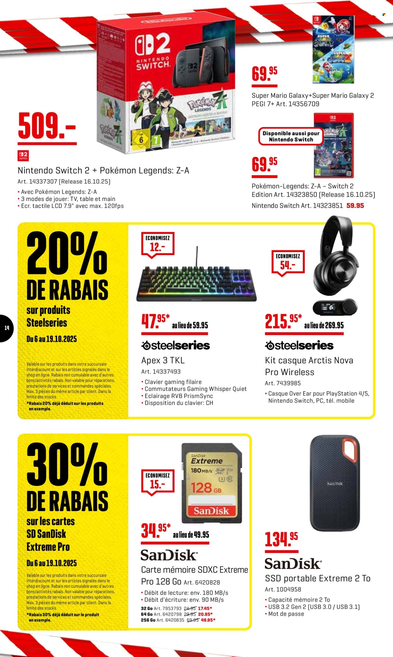 Catalogue Interdiscount - 6.10.2025 - 19.10.2025. Page 14. Page 14
