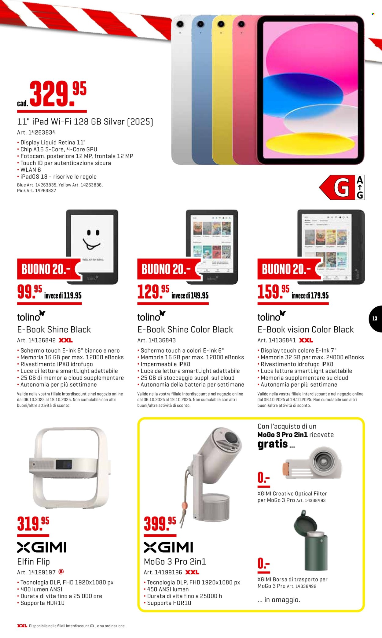 Catalogue Interdiscount - 6.10.2025 - 19.10.2025. Page 13. Page 13