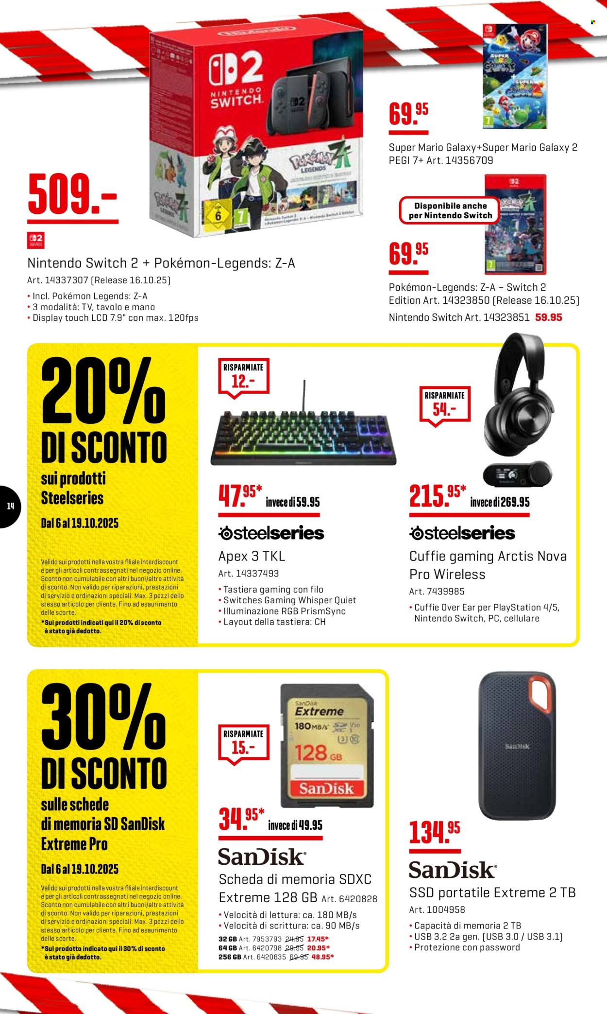 Catalogue Interdiscount - 6.10.2025 - 19.10.2025. Page 14. Page 14