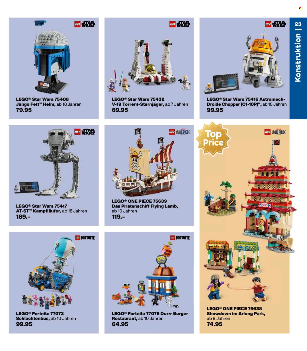 Catalogue Migros. Page 23. Page 23